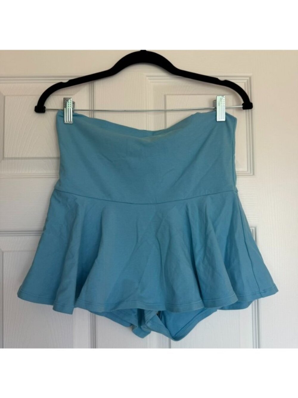 SKIMS Fold Over Soft Cotton Blend Jersey Mini Skort Size Small NWT